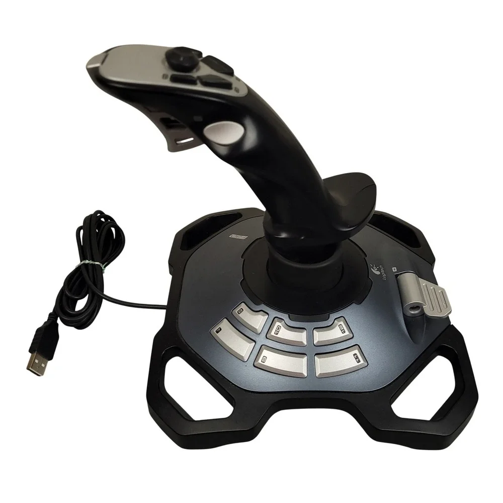 Logitech Force 3D Pro + Saitek Cyborg Gold Joystick Bundle For Parts Or Repair